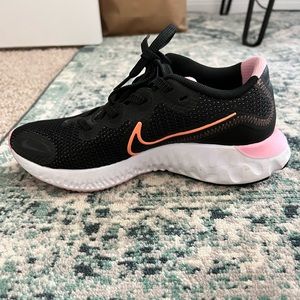Pink and black Nike Running shoes
